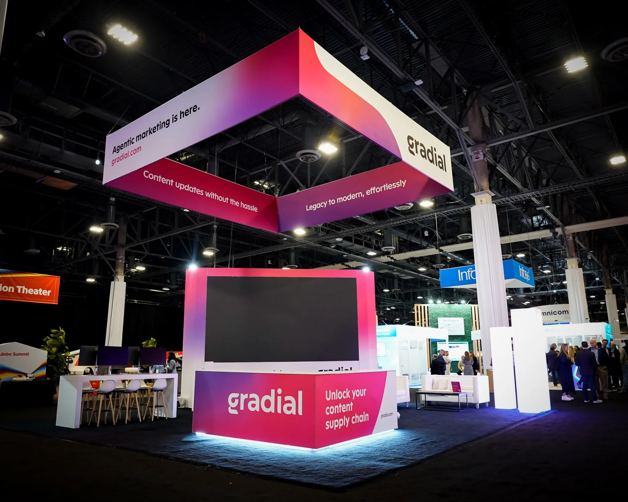 Gradial 30x30 premium trade show exhibit