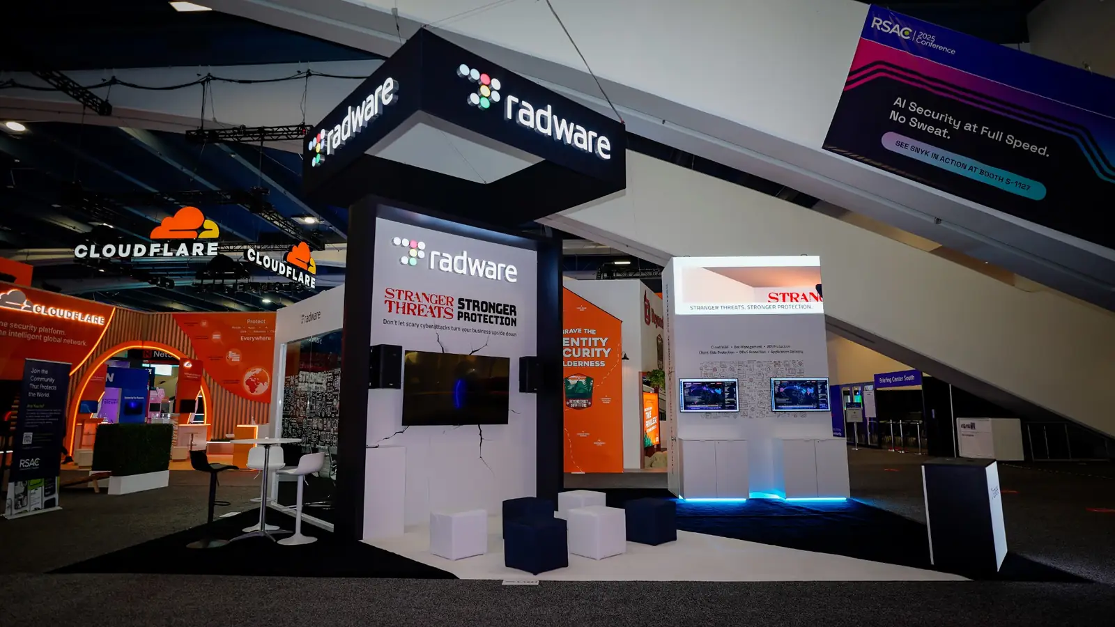 Radware technology booth